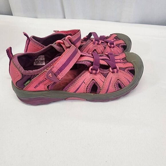 MERRELL Little Girls Pink Hydro Sport Sandals Size 3 - Picture 3 of 8